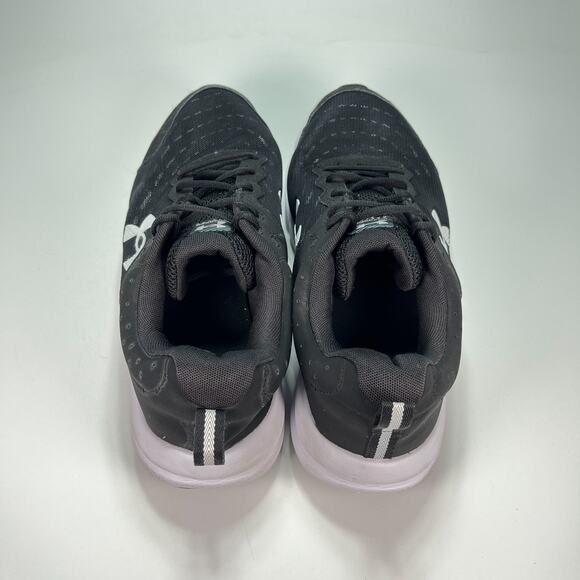Under Armour Charged Assert 10 Black White Running Shoes 3026175-001 Men's Sz 14 - Picture 6 of 10